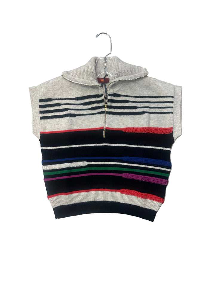 TARBES KNITTED VEST-09-MULTI