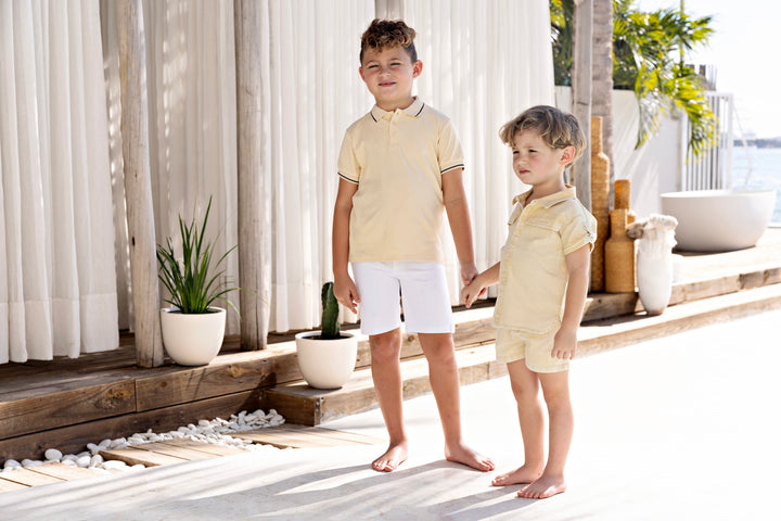 30913-Denim Shirt-Yellow Sand