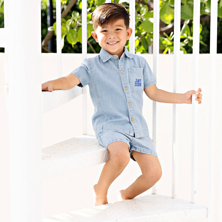 30928-Denim Shorts-Denim