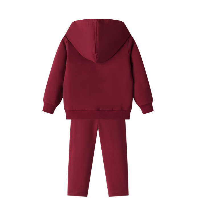 HEART ICON TRACKSUIT-BURGUNDY