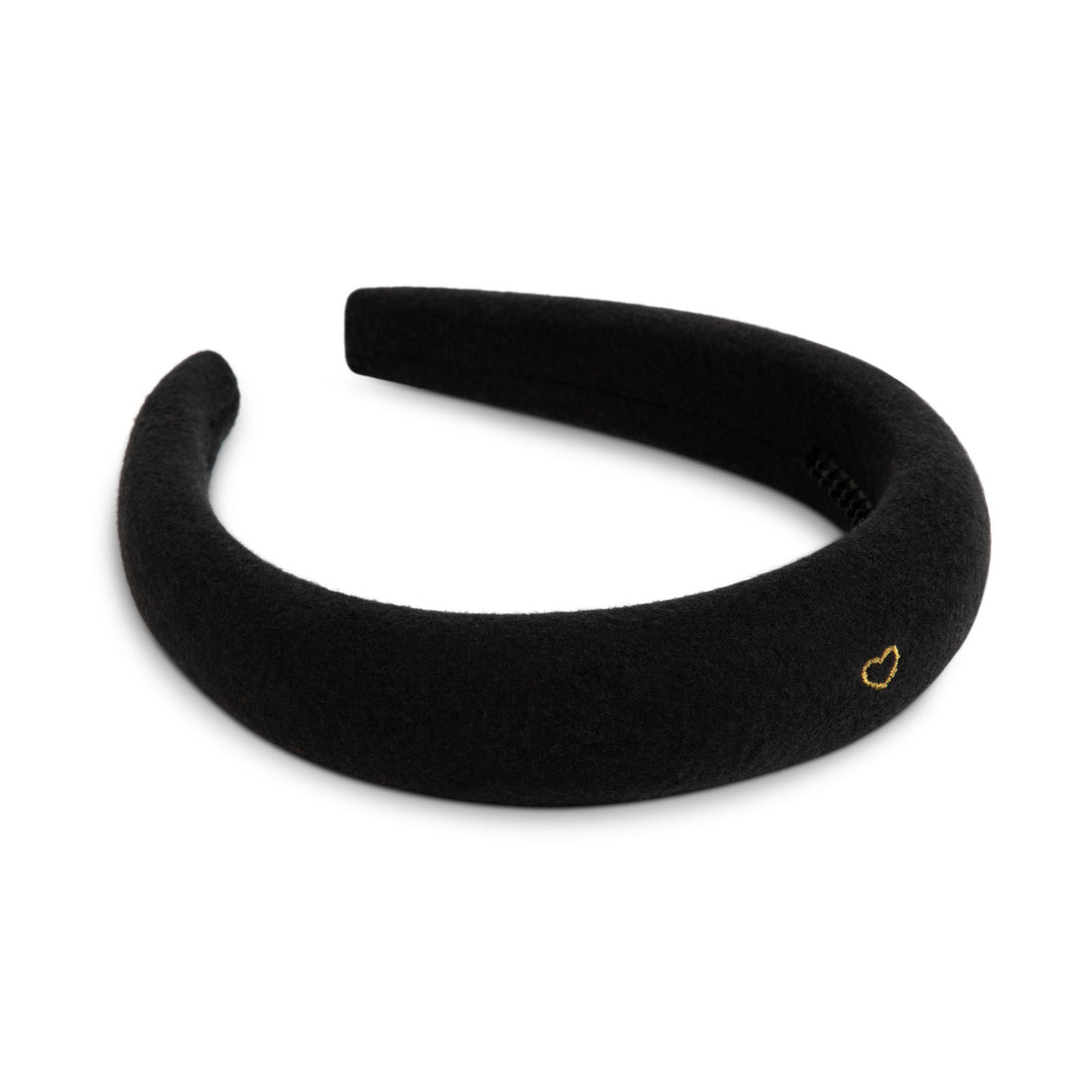 Le Enfant Little Heart Hairdbands - Black
