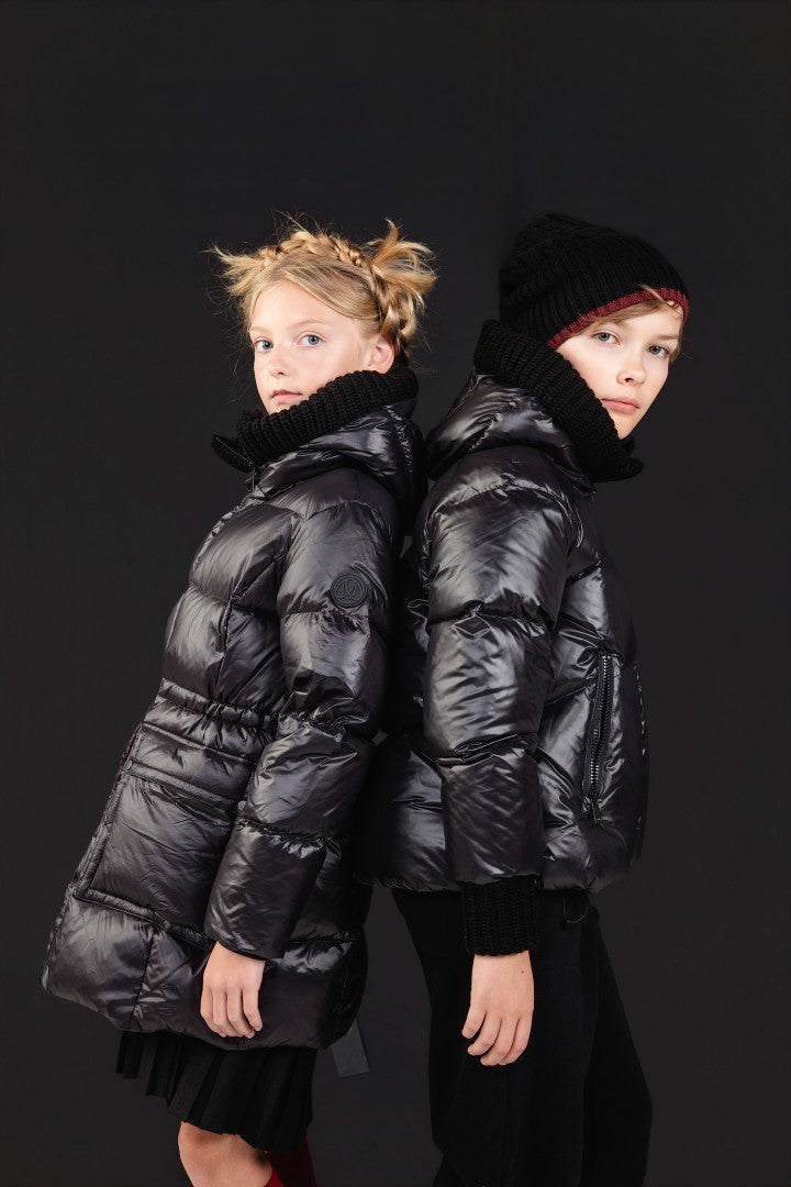 FW26-6069 CHLOE LONG DOWN JACKET - Black