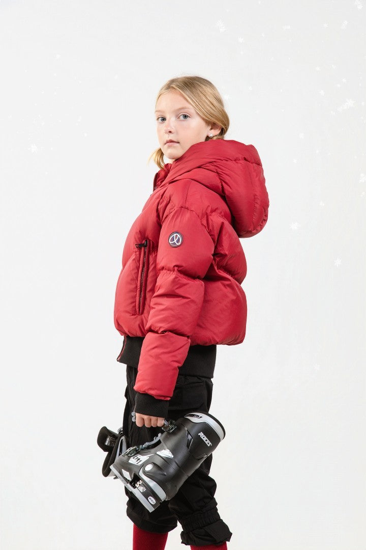 FW26-6009 EMMA DOWN BOMBER - Red