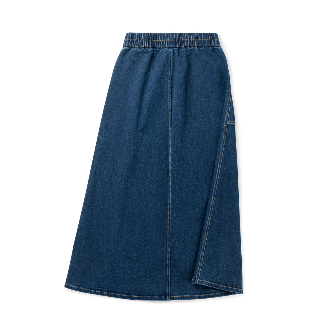 1208 Corduroy Buckle Romper - Navy Wash