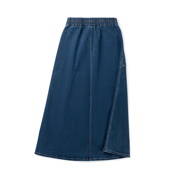 1208 Corduroy Buckle Romper - Navy Wash