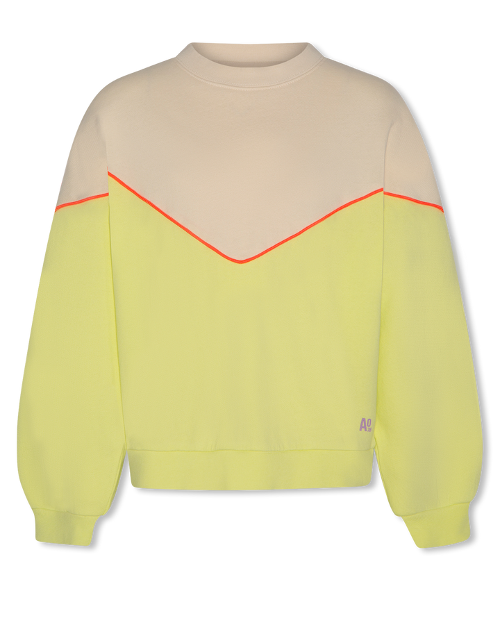 MILES SWEATER LOGO CITRUS