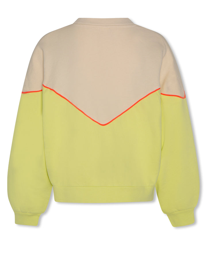 MILES SWEATER LOGO CITRUS