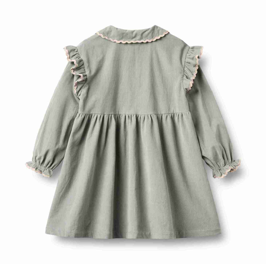 1354-323 DRESS L/S ALISSA - SLIGHTLY BLUE