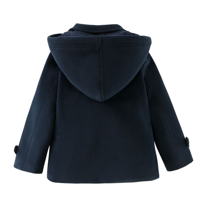 DOUBLE BREASTED WOOL JACKET-NAVY