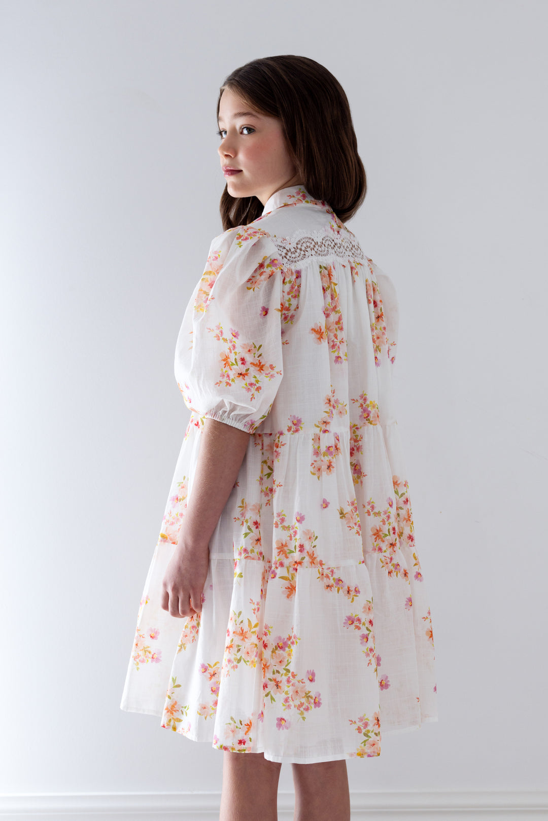 1446-DITSY PRINT SHIRT DRESS