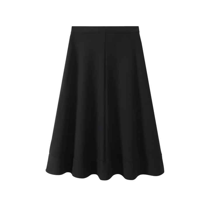 NO-6922BK Long Skirt - BLACK