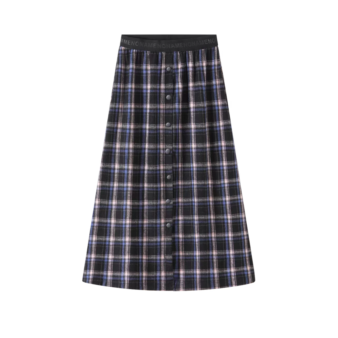 NO-1726 Long Skirt - BLACK