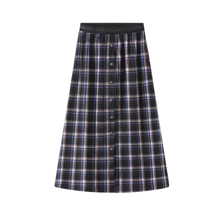 NO-1726 Long Skirt - BLACK
