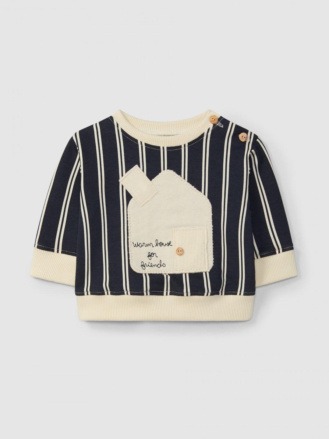 5W083-SWEATSHIRT W WARM HOUSE-036