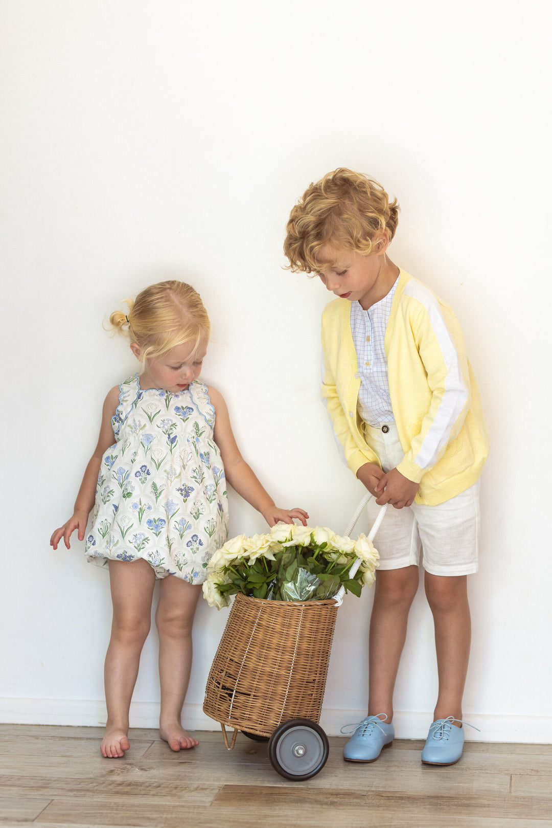 BKN264 SLUB CARDIGAN-YELLOW