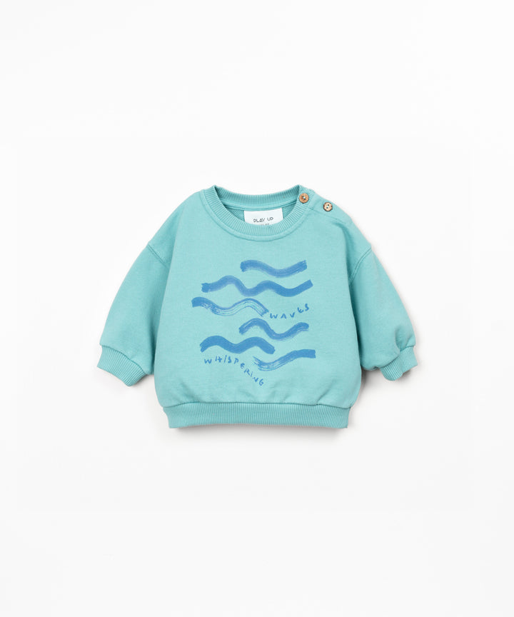 1AS11350 FLEECE SWEATER - P6183