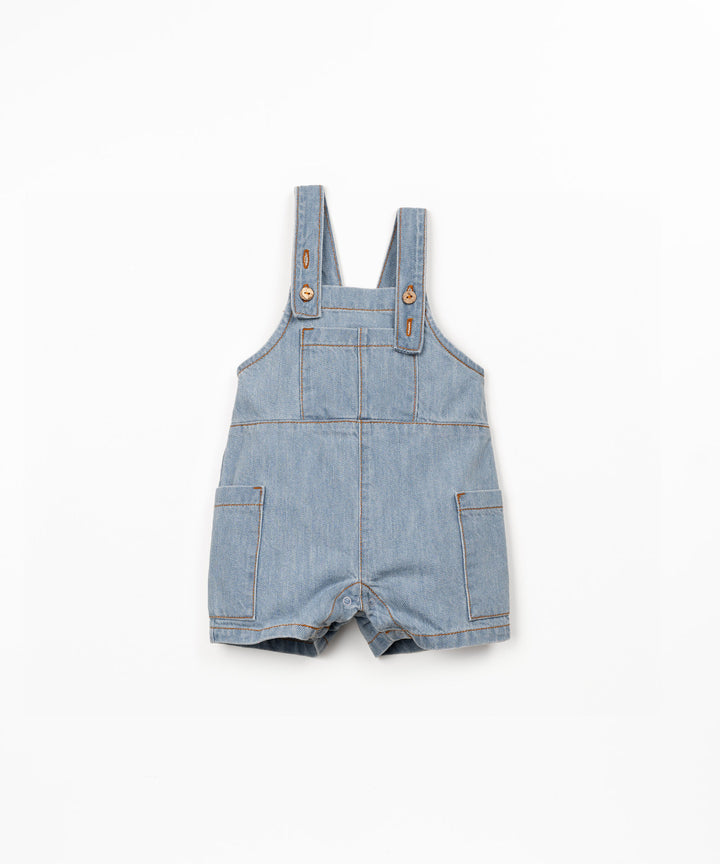1AS11504 DENIM JUMPSUIT - D001