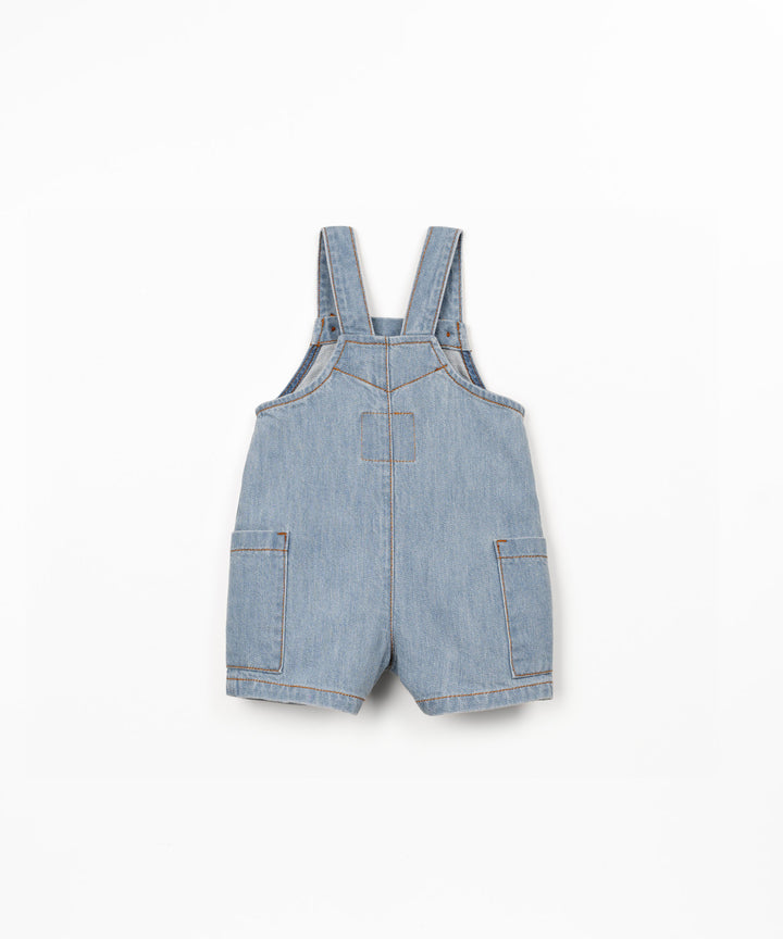1AS11504 DENIM JUMPSUIT - D001
