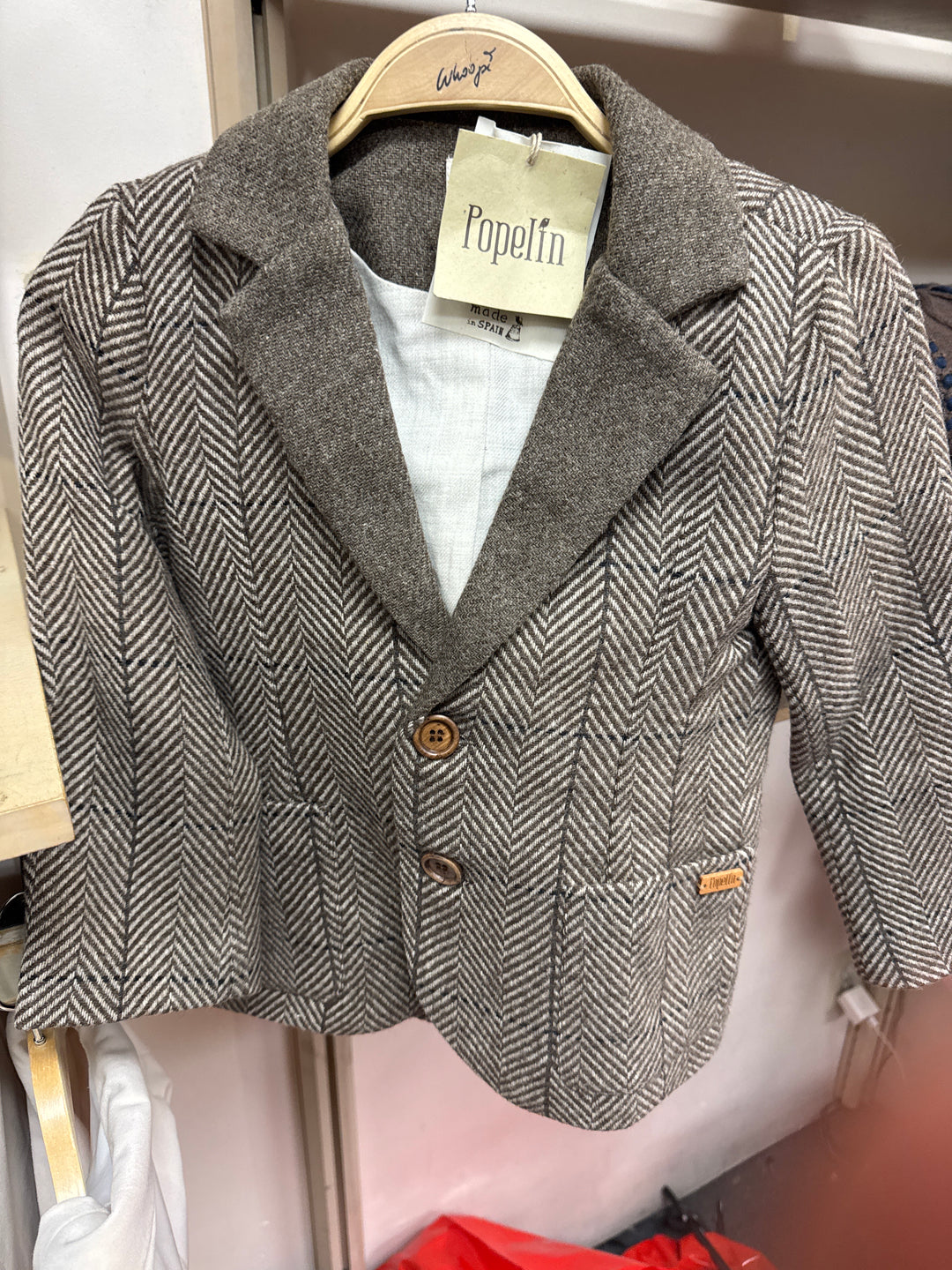 Mod.54.1 Oxford blazer with lapel IN THE PLAID OF 8.2