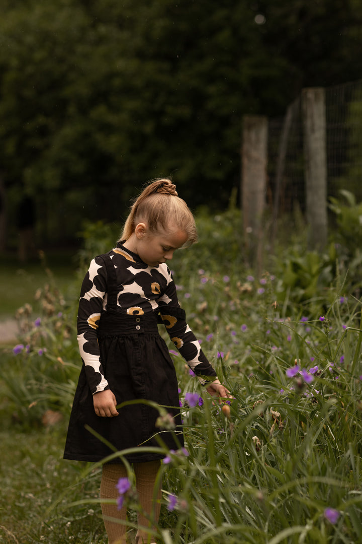 1503 Mockneck - Poppy Print