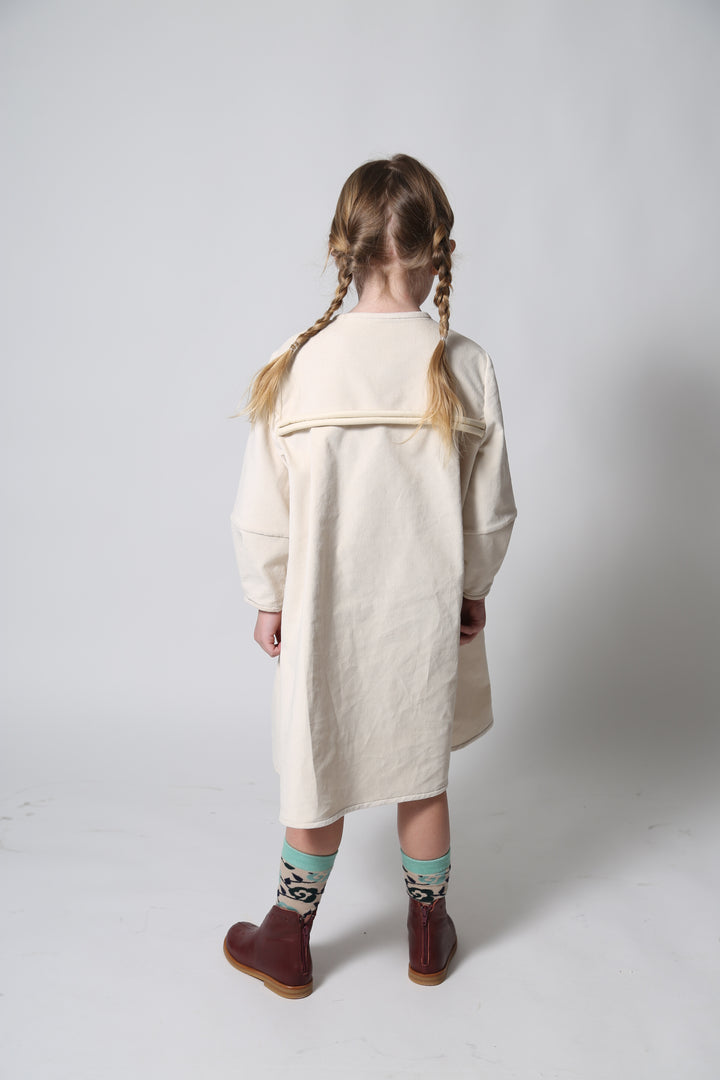 DR330V-LUNA EMPIRE WAIST FROCK-OPAL
