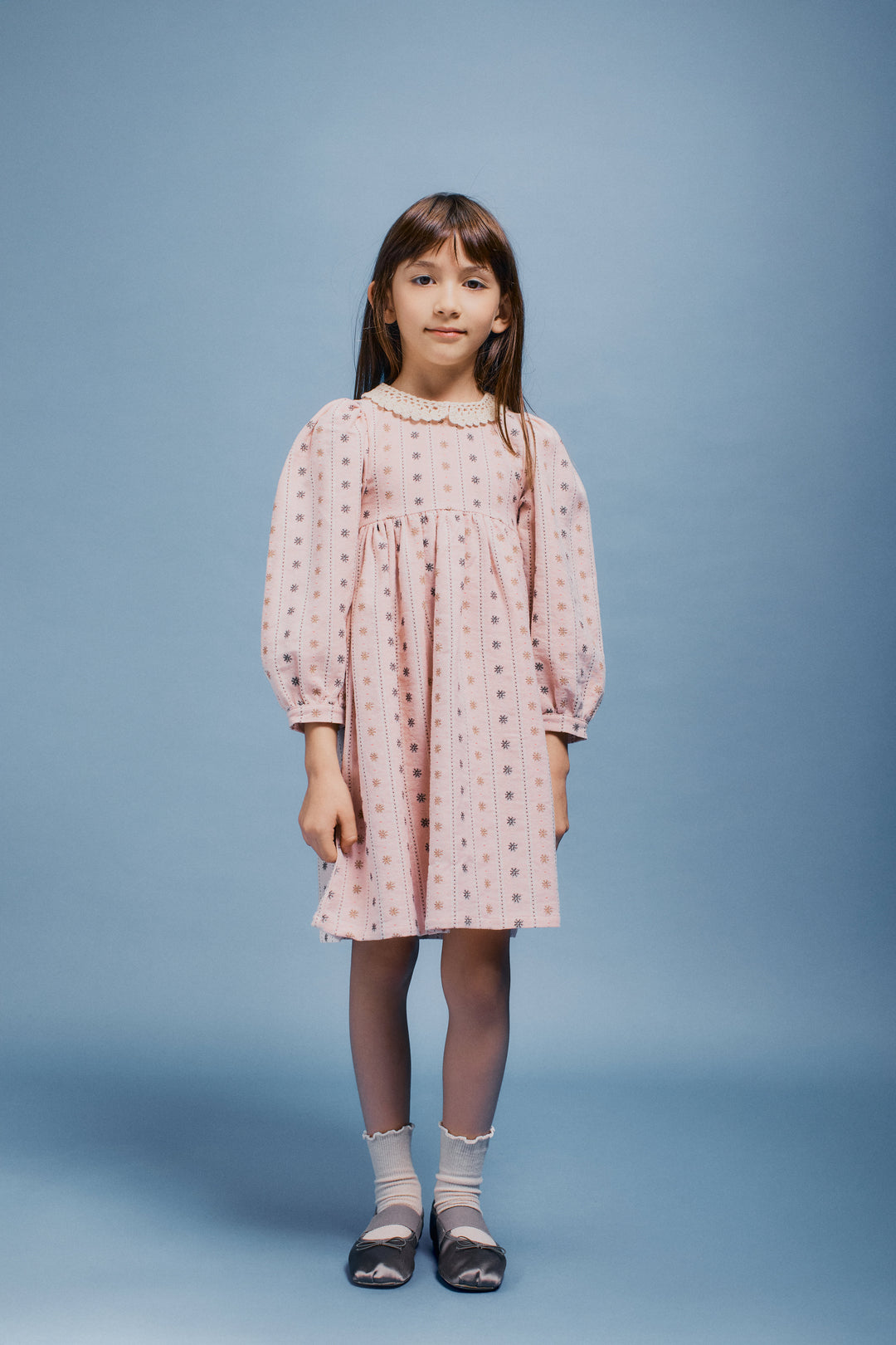 Claire Dress - Fall Floral Jaquard