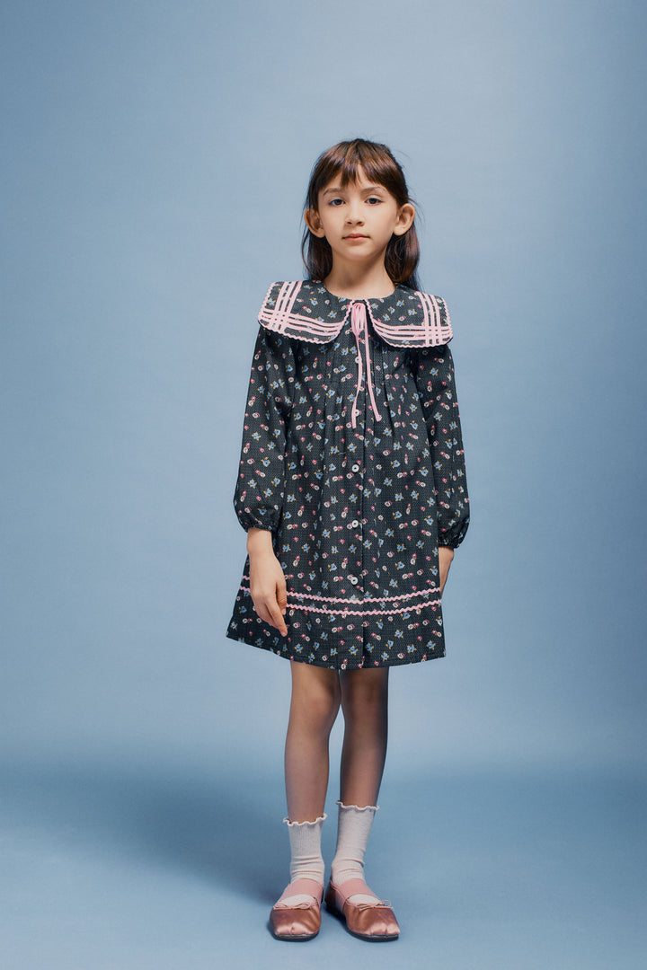 Anna Dress - Midnight Blooms