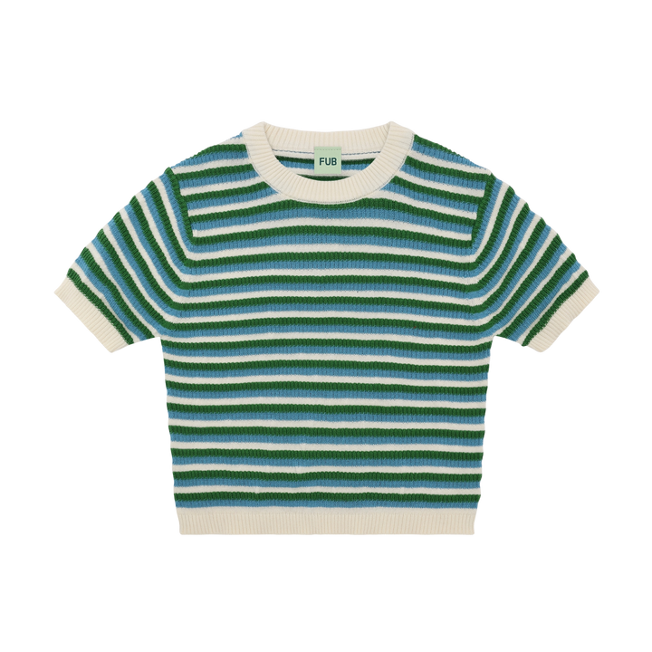 2026 SS STRUCTURE TEE ECRU/SEA/PINE