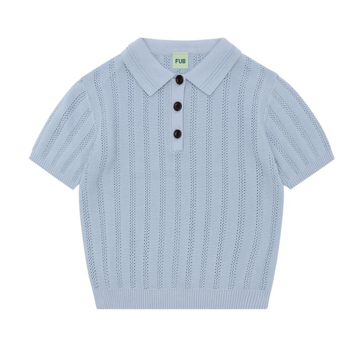 2126 SS STRUCTURE POLO PALE BLUE