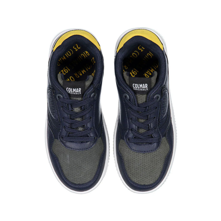 Y09-KG1-AUSTIN BASTLE SNEAKER-Navy/Anthracite/Ochre