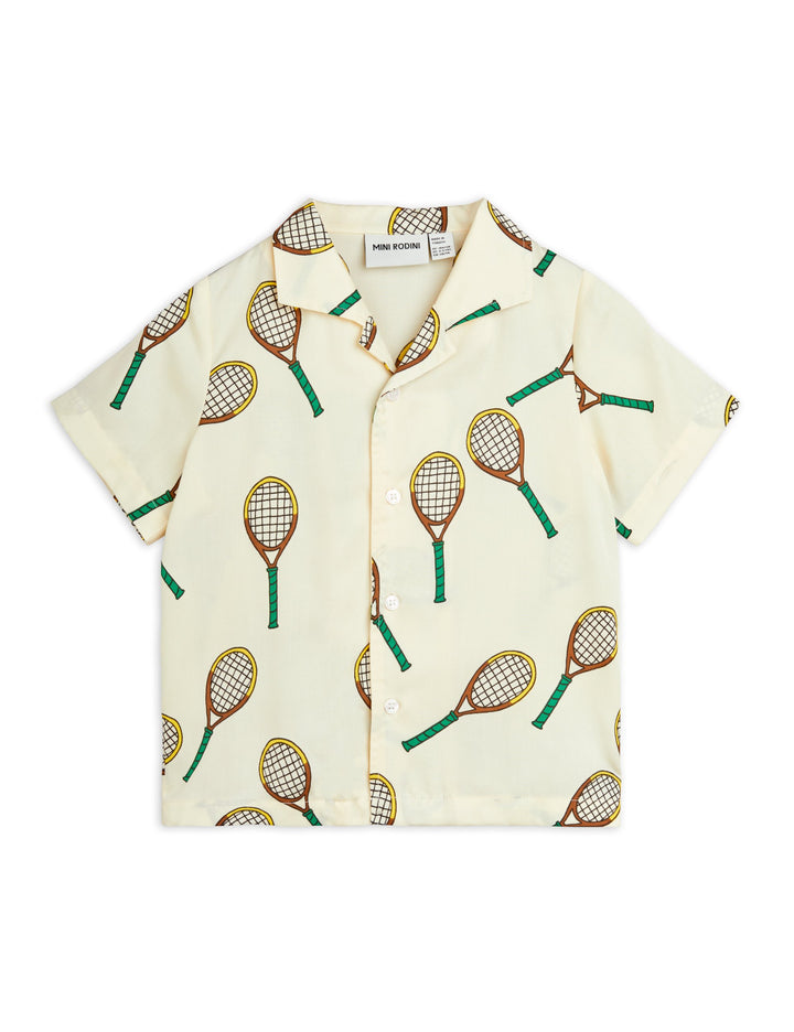 TENNIS AOP WOVEN SS SHIRT