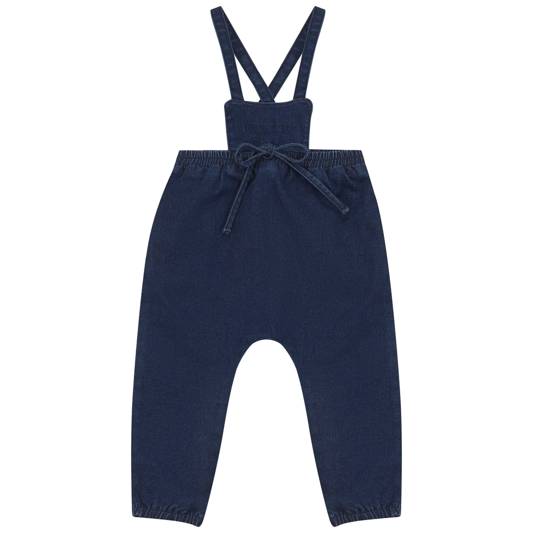 2503BL-BB GIRL ROMPER-DENIM BLUE