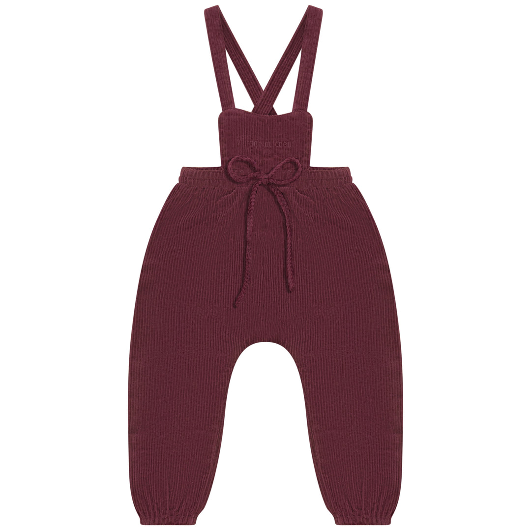 2503CR-BB GIRL ROMPER-CRANBERRY