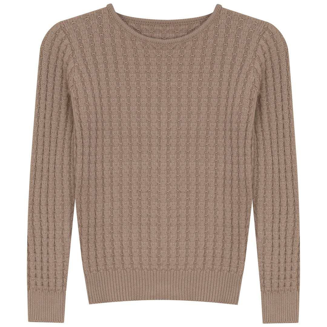 2509CA-TODDLER SWEATER-CAMEL