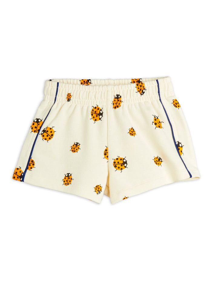 LADYBUGS AOP SWEATSHORTS-Off White