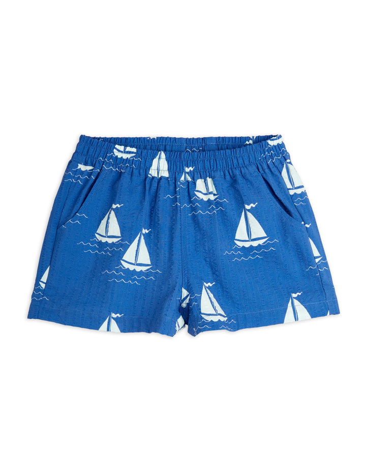 SAILING BOATS AOP WOVEN SHORTS-Blue