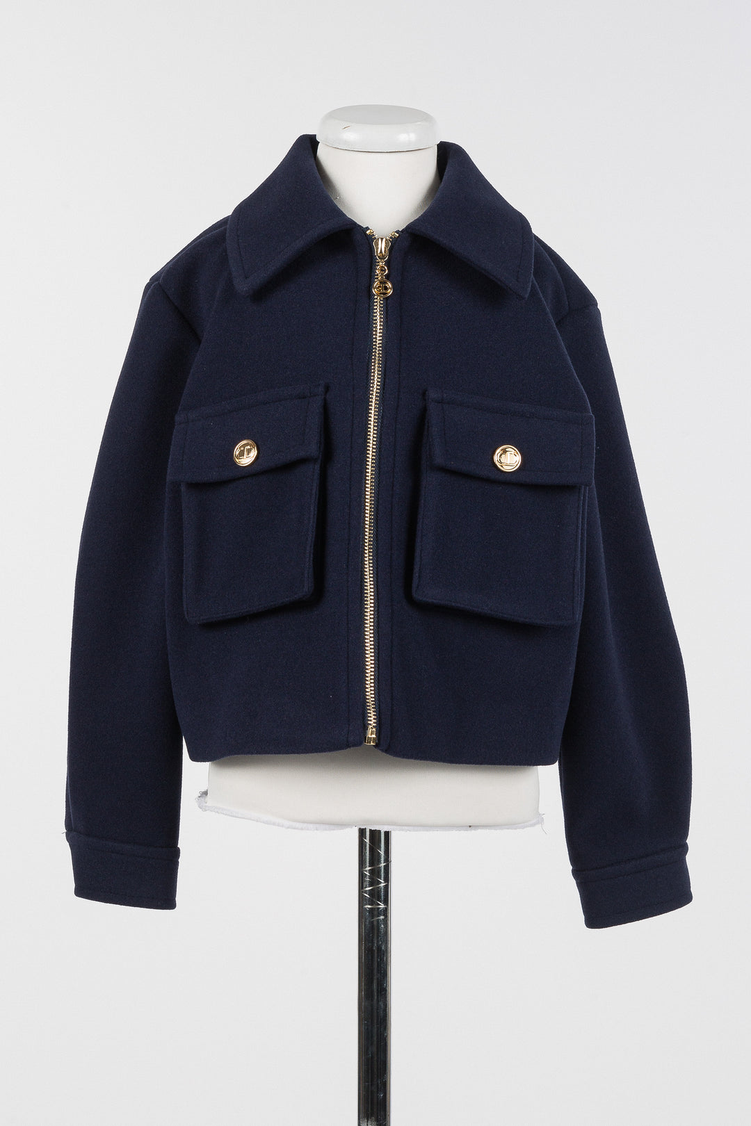 252GJ2151-JACKET WITH POCKETS-CLASSIC BLUE