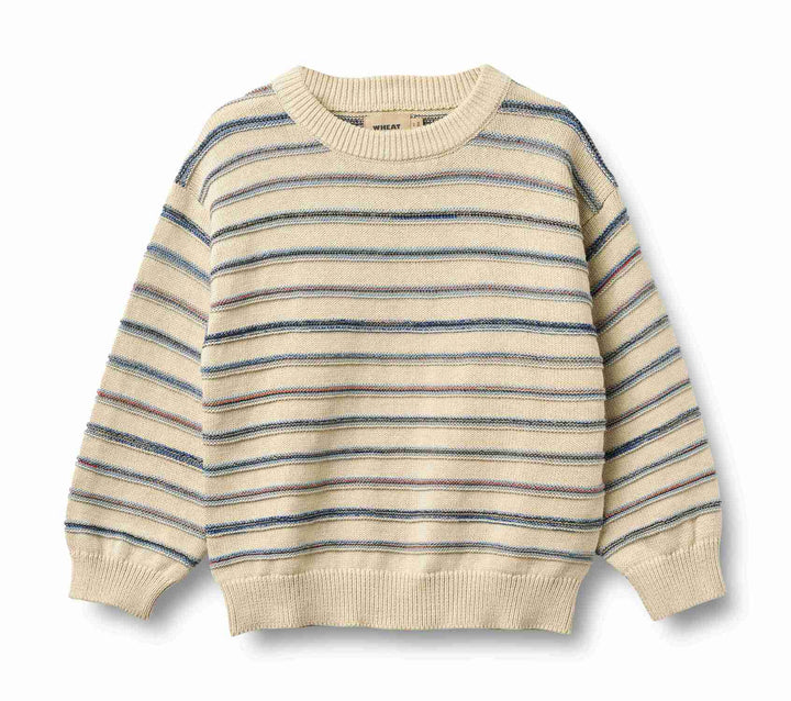 Jacquard Pullover Harlow 2534-560  SANDSHELL STRIPE