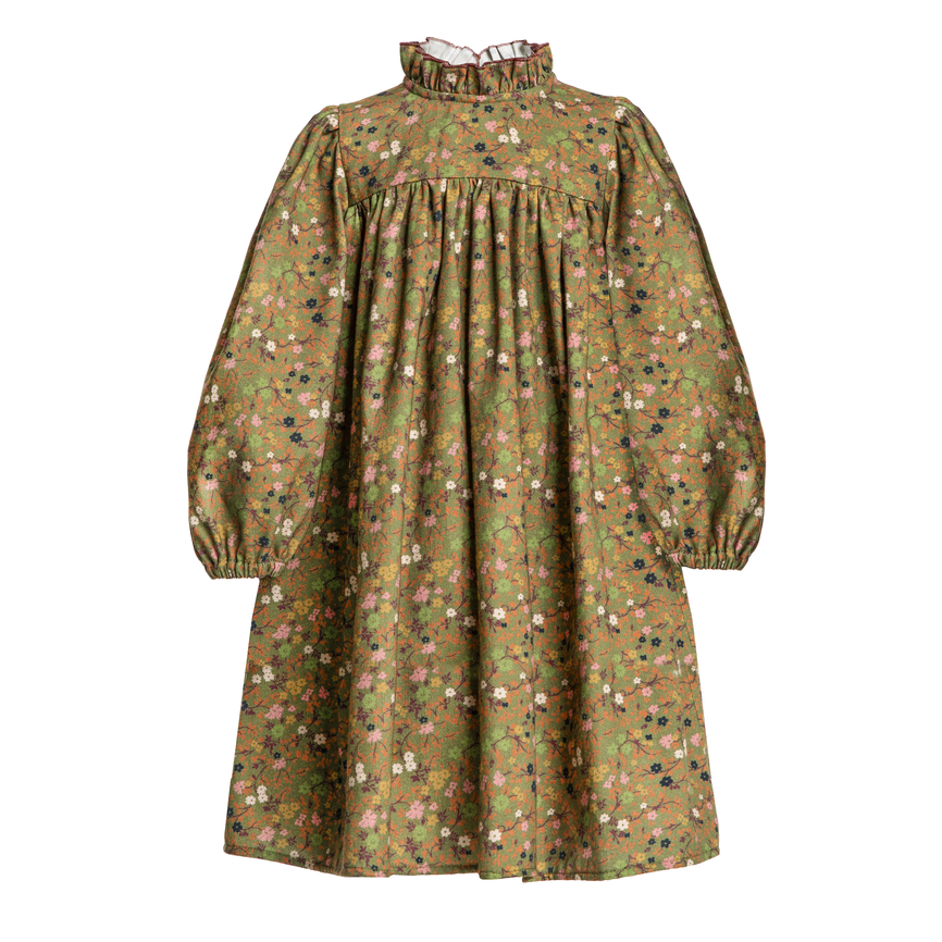 Corduroy Dress Fiorella-Green