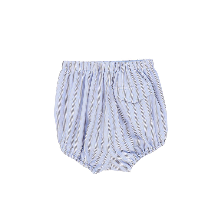 C-25959-Double Stripe Button Bloomers Blue