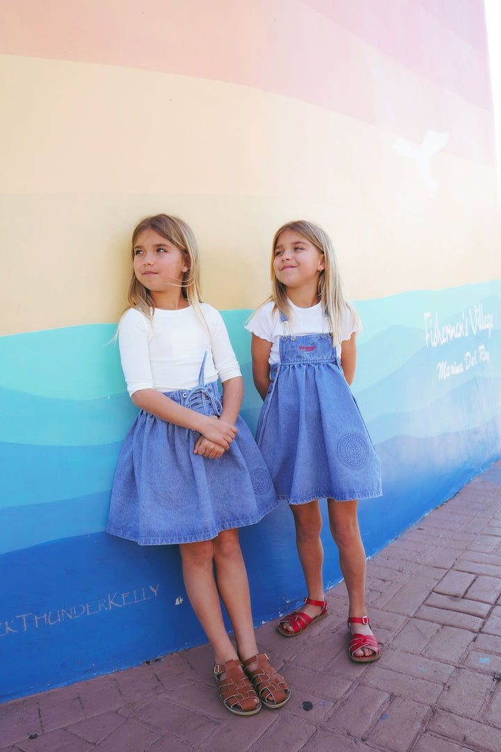 PREORDER-2600-GIRL NAUTICAL JUMPER-BLUE DENIM