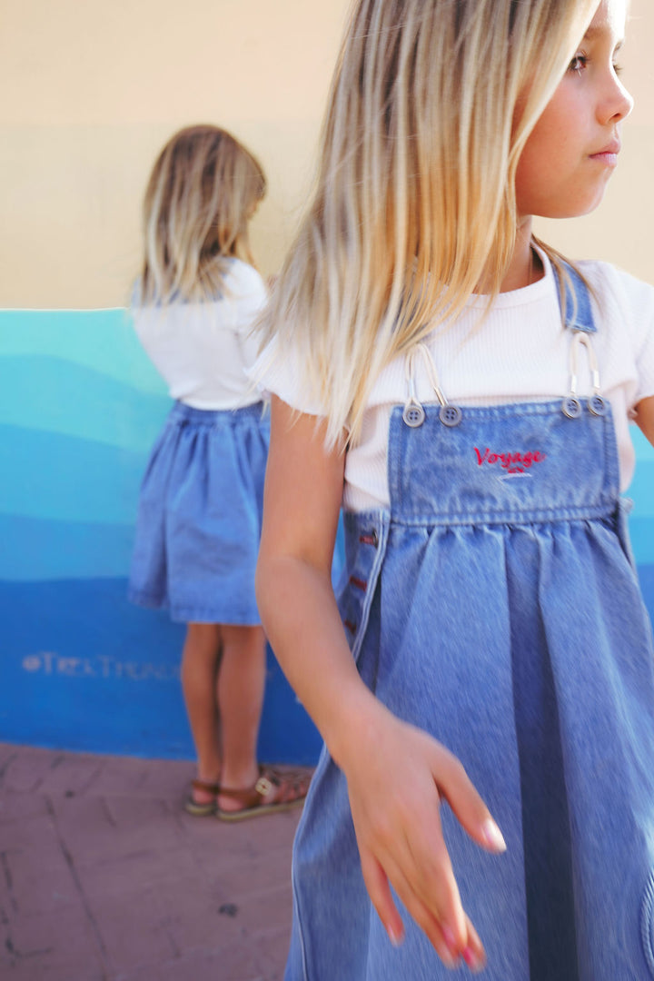 PREORDER-2600-GIRL NAUTICAL JUMPER-BLUE DENIM