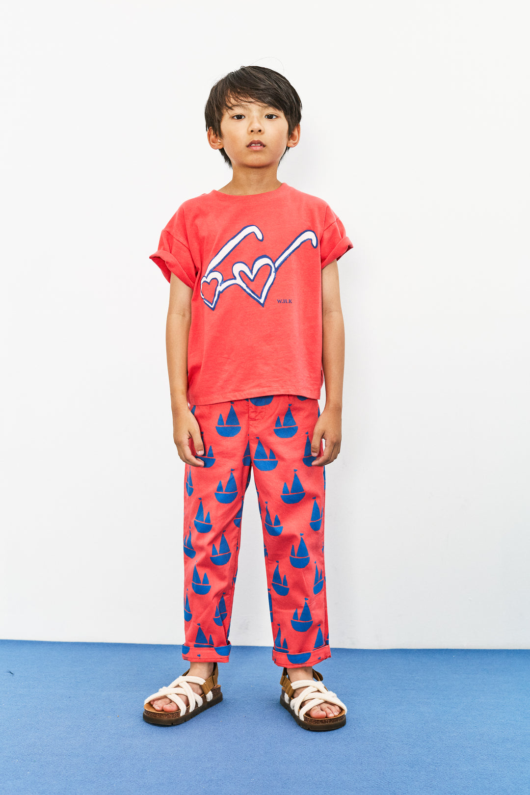 26097 Heart Glasses T-shirt - Fresa