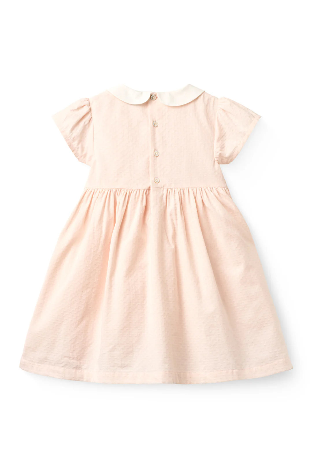 261-240-500 SMOCK DRESS W. EMB. DUSTY ROSE COMB