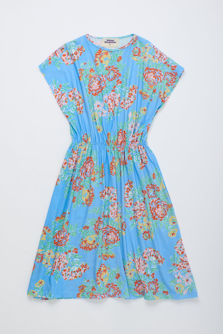 26101311 (Vintage Flowers Dress Blue)