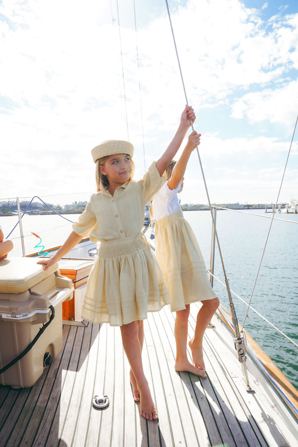 Preorder 2613-GIRL SHIRT WITH COLLAR-YELLOW