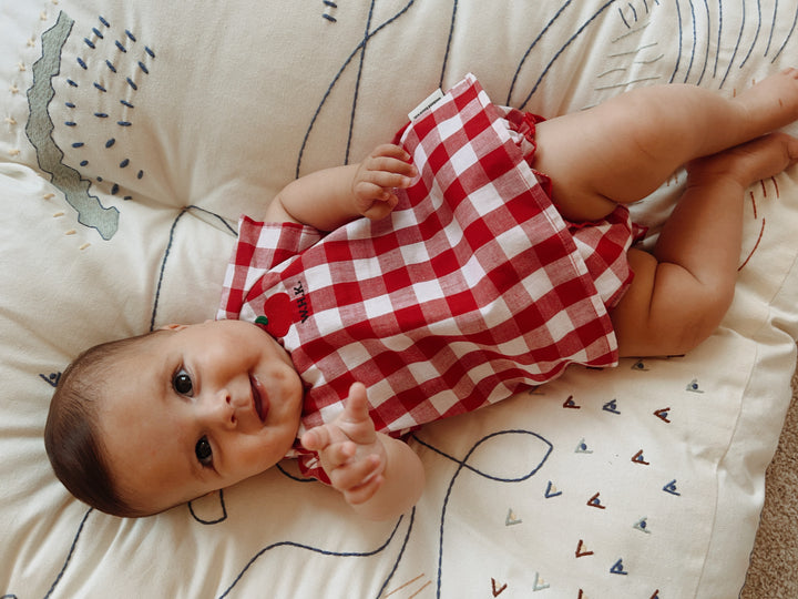 26159 Apple Baby Set - Red and White