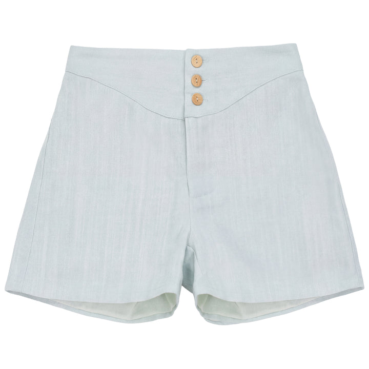 2616-BOY BERMUDAS WITH BUTTONS-BLUE SAGE