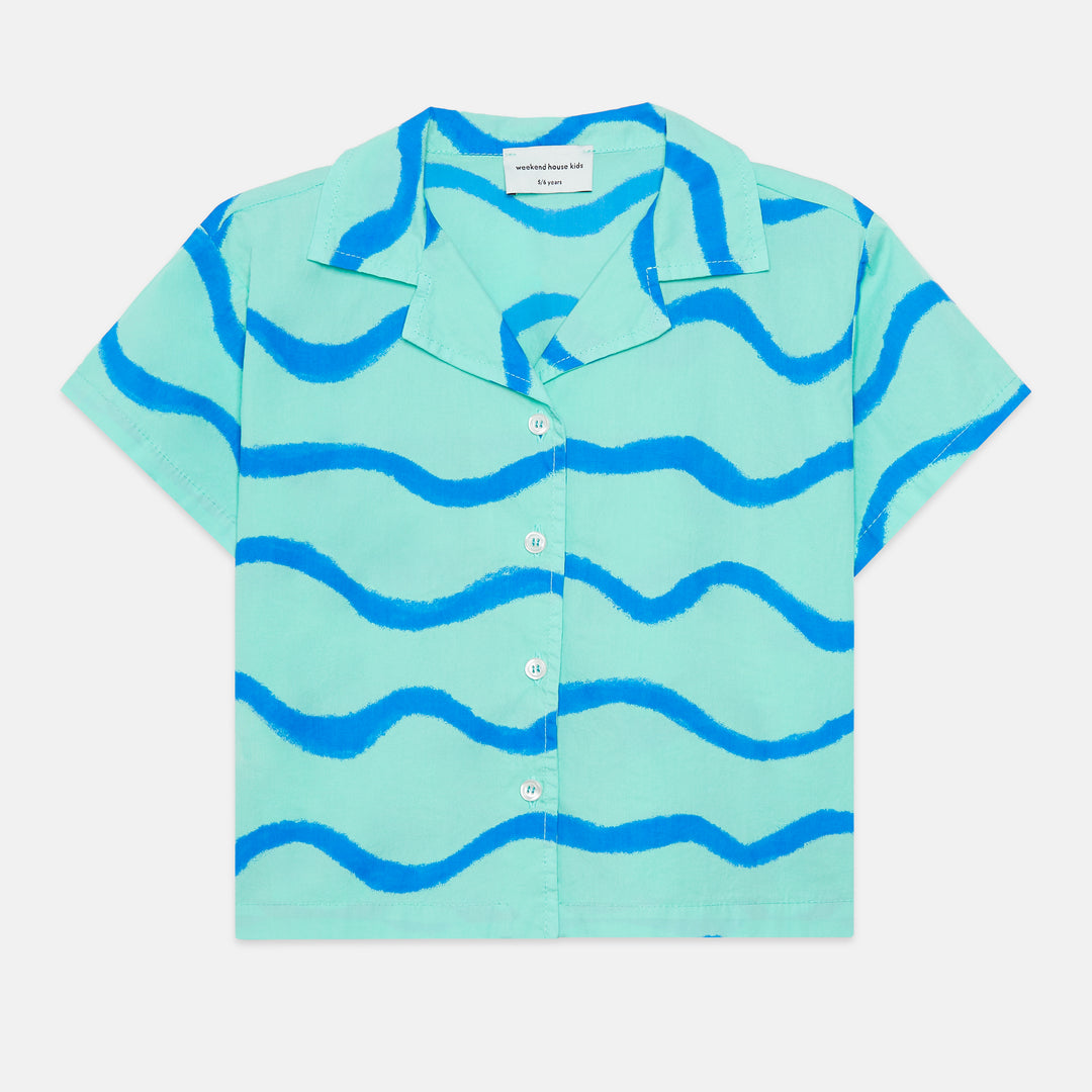 26186 Waves S/L Shirt - Mint