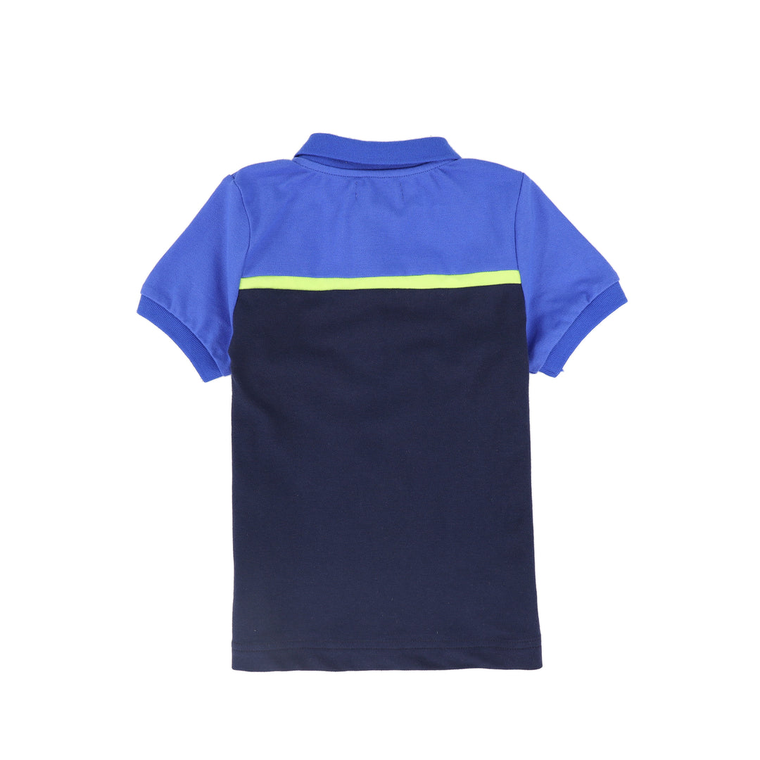 C-26191-Striped Contrast Pique Polo-Navy